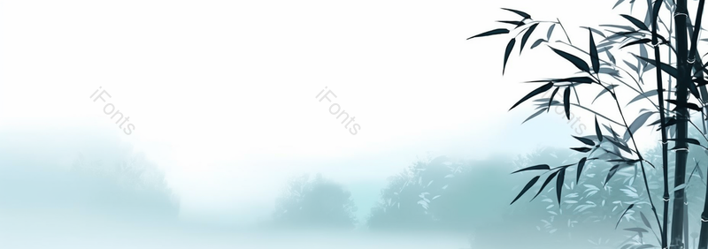 中国风复古水墨山竹画,插画/手绘图,插画/手绘图库,插画/手绘图下载,插画/手绘